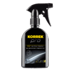 Musta Korrek Pro TFC ULTRA FINISH keraaminen viimeistelyaine trigger-spraylla, SiO₂-pinnoite autojen pinnoitteen kirkastamiseen ja suojaamiseen.